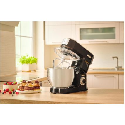 Sencor - Robot de cocina con bol de acero inoxidable 1000 W/230 V negro