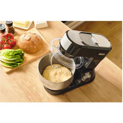 Sencor - Robot de cocina con bol de acero inoxidable 1000 W/230 V negro