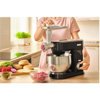 Sencor - Robot de cocina con bol de acero inoxidable 1000 W/230 V negro