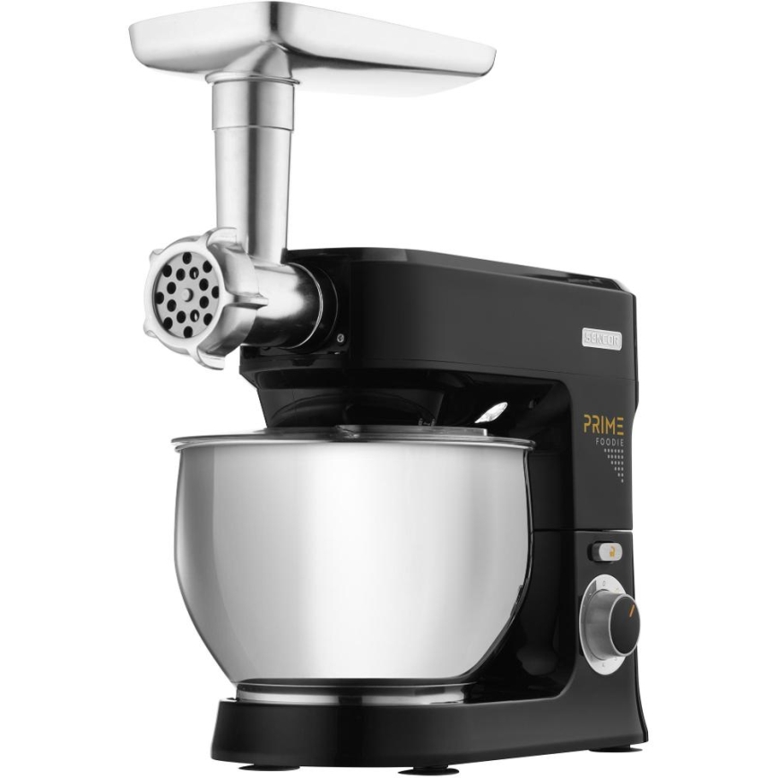 Sencor - Robot de cocina con bol de acero inoxidable 1000 W/230 V negro