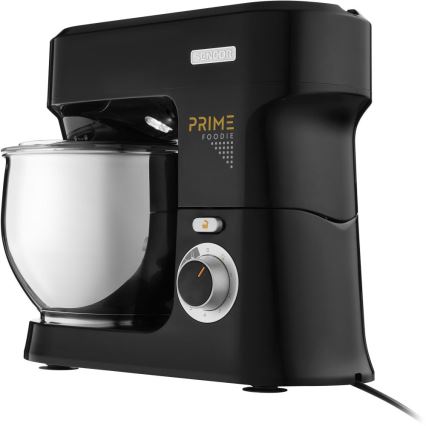 Sencor - Robot de cocina con bol de acero inoxidable 1000 W/230 V negro