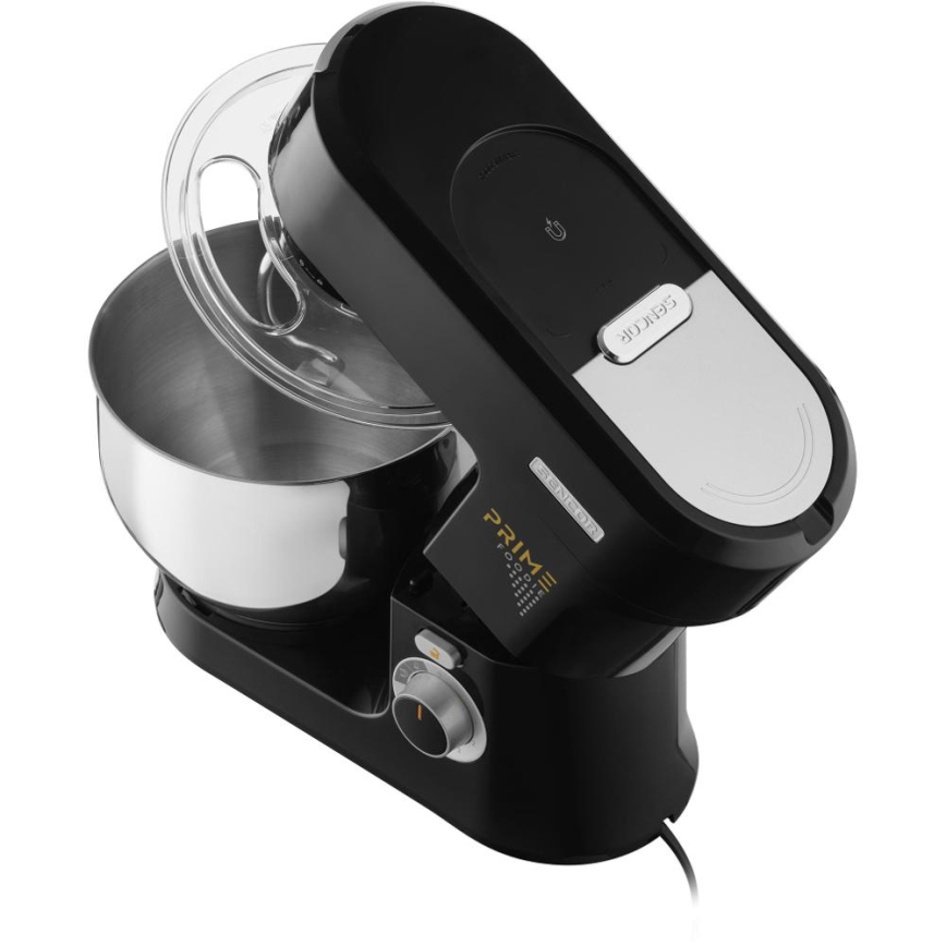 Sencor - Robot de cocina con bol de acero inoxidable 1000 W/230 V negro