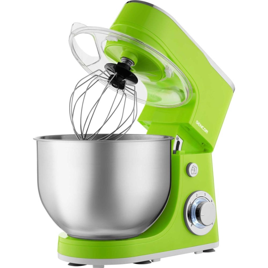 Sencor - Robot de cocina con bol de acero inoxidable 1300W/230V, verde