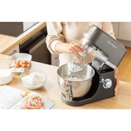 Sencor - Robot de cocina con cuenco de acero inoxidable 1000W/230V gris