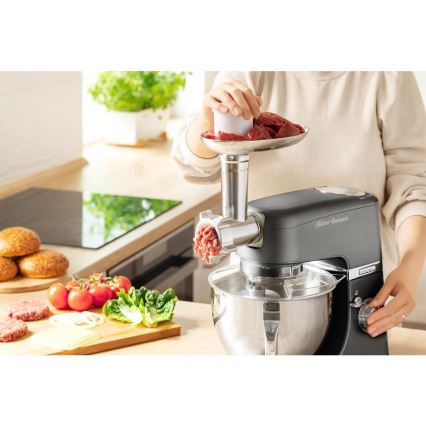 Sencor - Robot de cocina con cuenco de acero inoxidable 1000W/230V gris