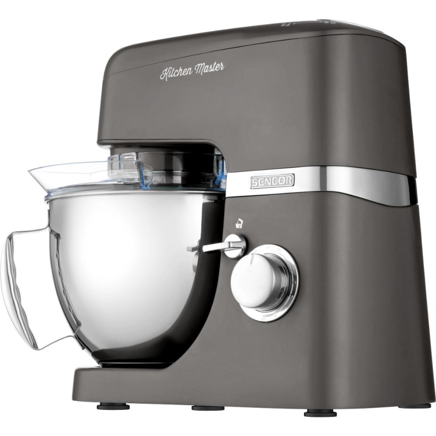 Sencor - Robot de cocina con cuenco de acero inoxidable 1000W/230V gris