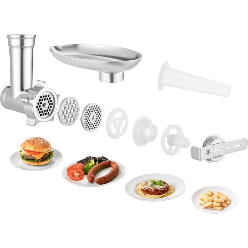 Sencor - Robot de cocina con cuenco de acero inoxidable 1000W/230V gris