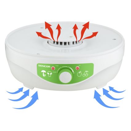 Sencor - Secador de alimentos con termorregulación 250W/230V
