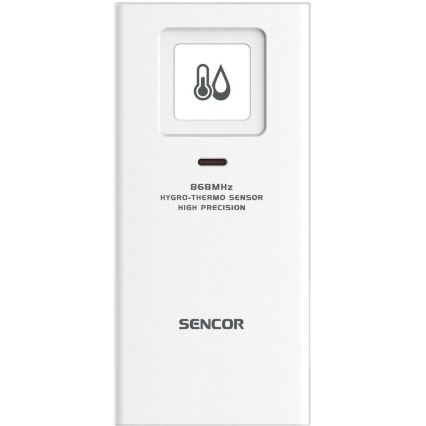 Sencor - Sensor exterior para estaciones meteorológicas (funciona con 2 pilas AA)