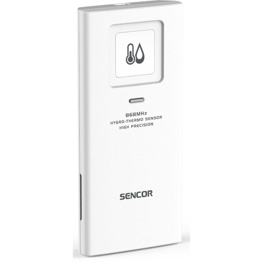 Sencor - Sensor exterior para estaciones meteorológicas (funciona con 2 pilas AA)