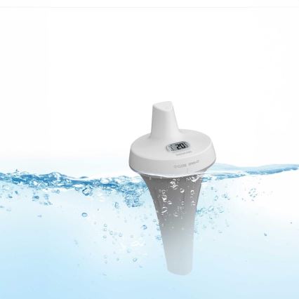 Sencor - Sensor flotante inalámbrico para piscina 2xAA IPX7