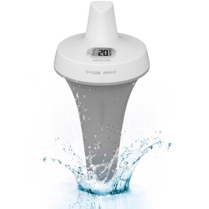 Sencor - Sensor flotante inalámbrico para piscina 2xAA IPX7