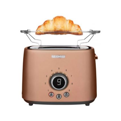 Sencor - Tostadora con dos agujeros y calentamiento 1000W/230V cobre