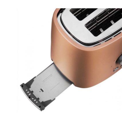 Sencor - Tostadora con dos agujeros y calentamiento 1000W/230V cobre