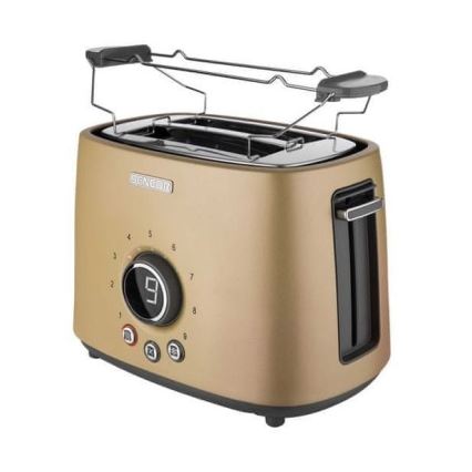 Sencor - Tostadora de dos ranuras con función grill 1000W/230V beige