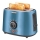 Sencor - Tostadora de dos ranuras con rejilla calentadora, 1000 W/230 V, azul