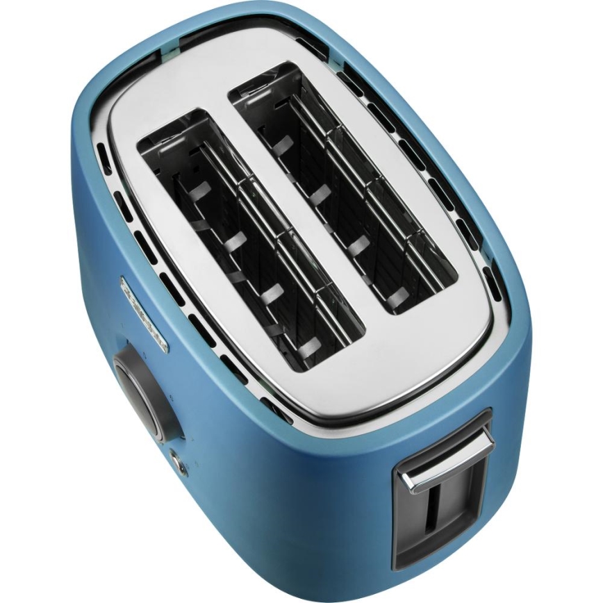 Sencor - Tostadora de dos ranuras con rejilla calentadora, 1000 W/230 V, azul