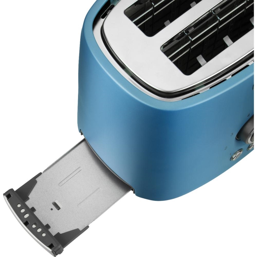 Sencor - Tostadora de dos ranuras con rejilla calentadora, 1000 W/230 V, azul