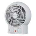 Sencor - Ventilador calefactor 1200/2000W/230V blanco