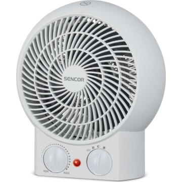 Sencor - Ventilador calefactor 1200/2000W/230V blanco