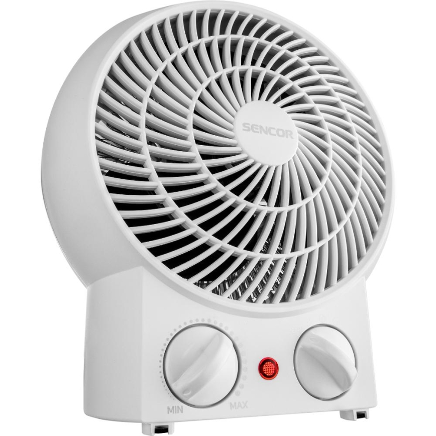 Sencor - Ventilador calefactor 1200/2000W/230V blanco