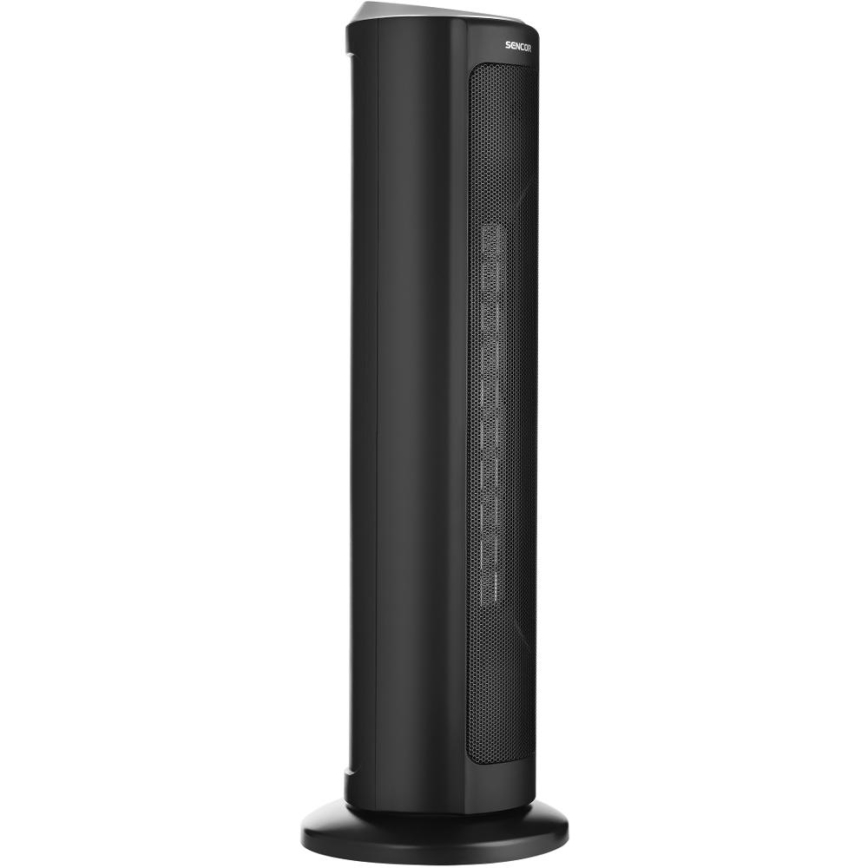 Sencor - Ventilador con elemento calefactor cerámico 1300/2200W/230V negro + mando a distancia