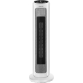 Sencor - Ventilador con elemento calefactor cerámico 2200W/230V Wi-Fi blanco + control remoto