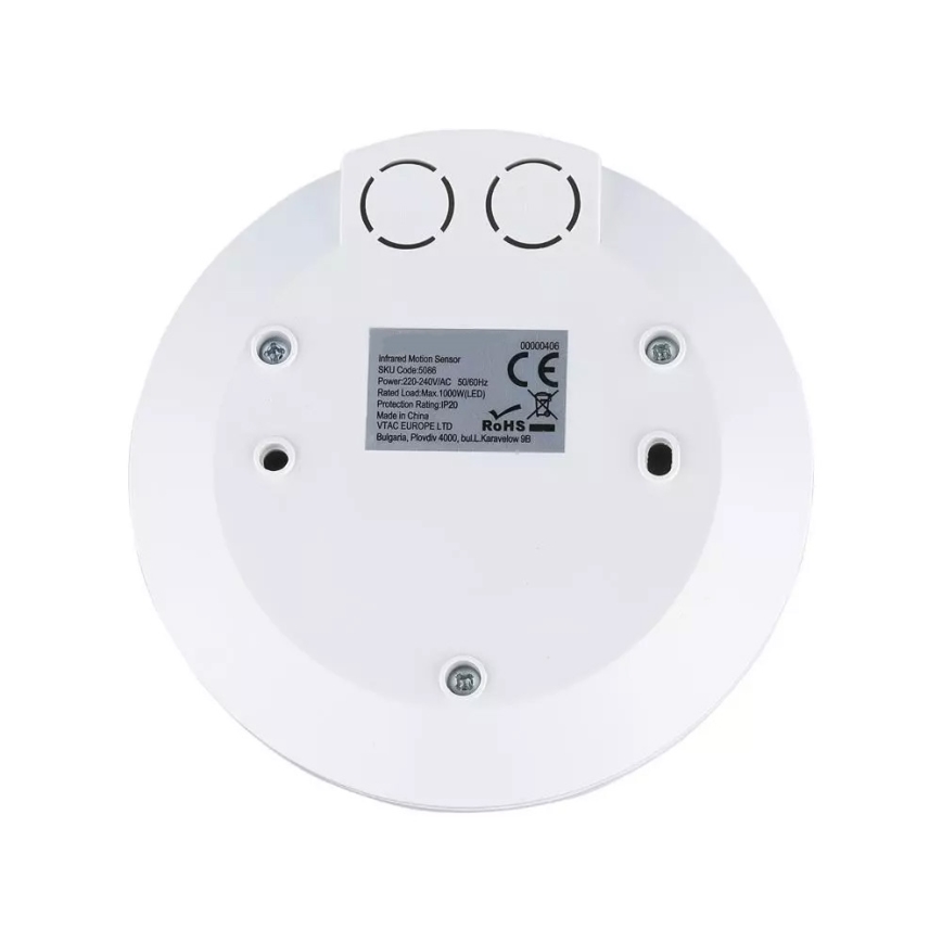 Sensor de movimiento 230V