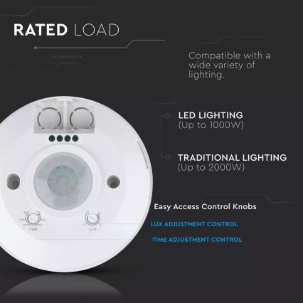 Sensor de movimiento 230V