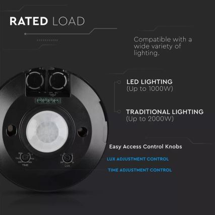 Sensor de movimiento 230V