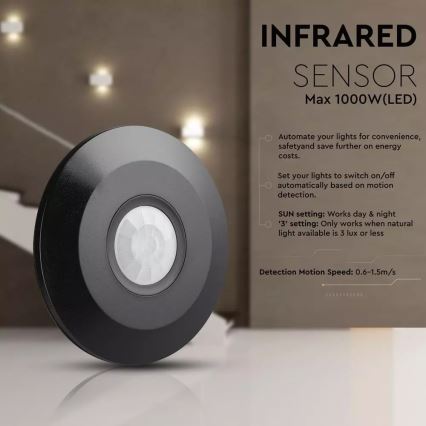 Sensor de movimiento 230V
