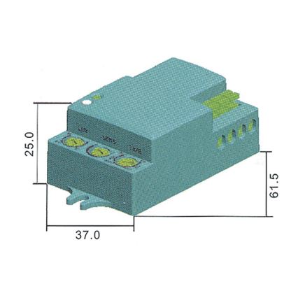Sensor de movimiento de microondas MW B 360° 1200W/230V blanco