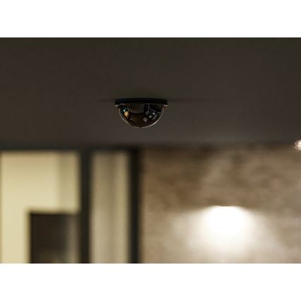 Sensor de movimiento empotrable para techo 360° 1200W/230V IP54 negro