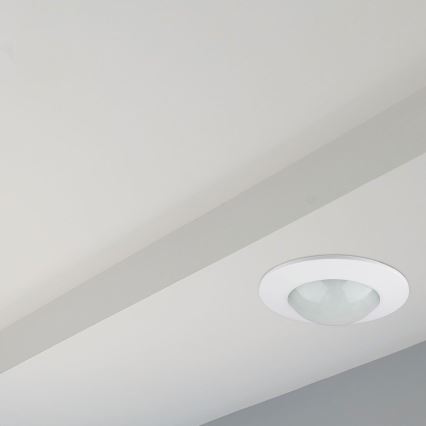 Sensor de movimiento empotrable PIR 360° 300W/230V blanco