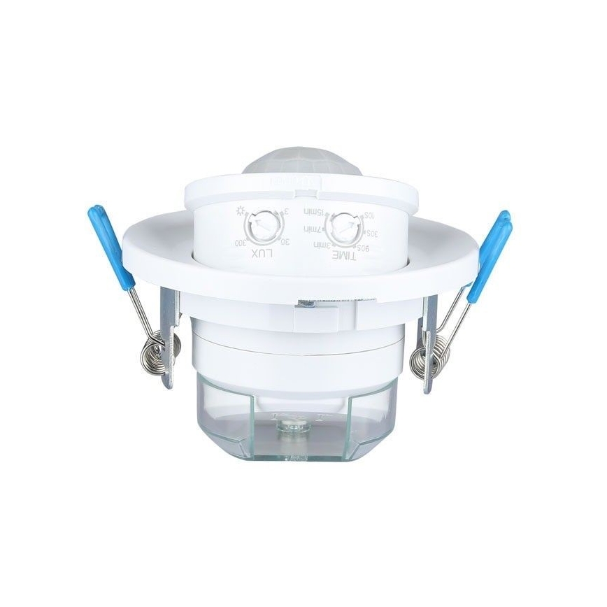 Sensor de movimiento empotrable PIR 360° 400W/230V blanco