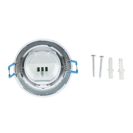 Sensor de movimiento empotrable PIR 360° 400W/230V blanco