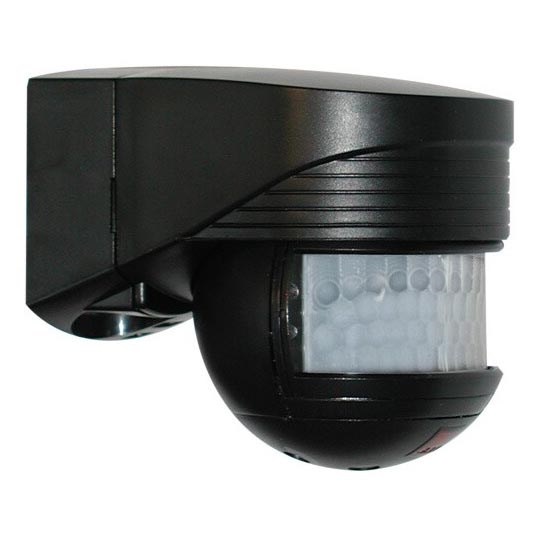 Sensor de movimiento exterior LC-CLICK 200° IP44 negro