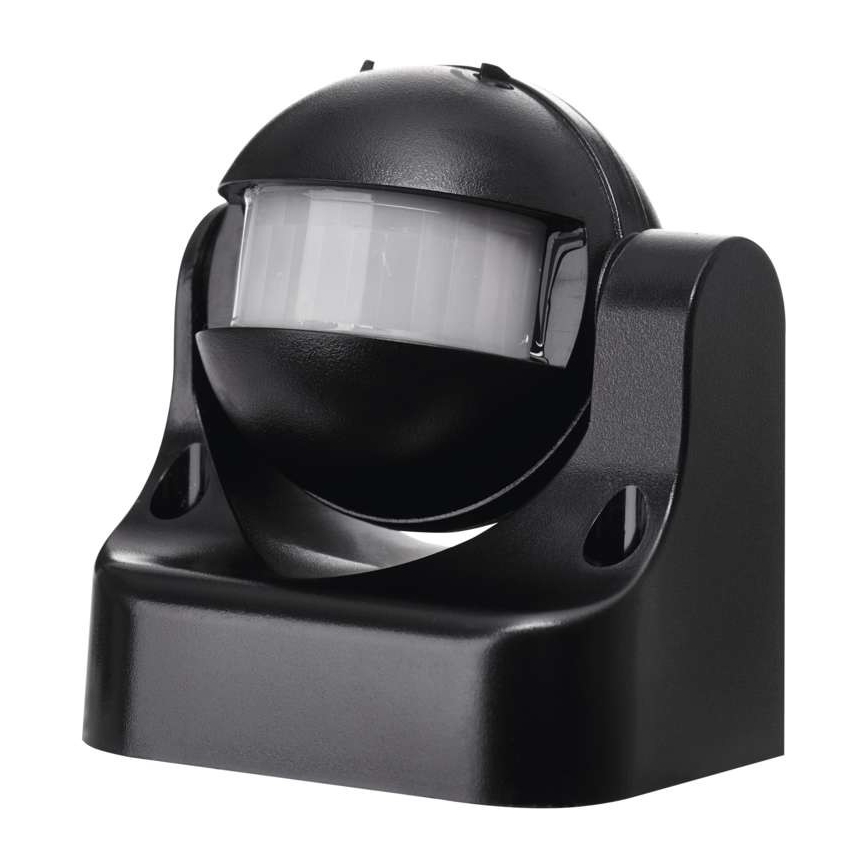 Sensor de movimiento exterior PIR B 180° 1200W/230V IP44 negro