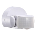 Sensor de movimiento exterior por infrarrojos 180/360° 600W/230V IP65 blanco