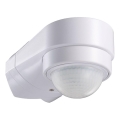 Sensor de movimiento exterior por infrarrojos 240° 600W/230V IP65 blanco
