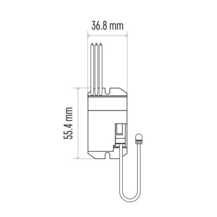 Sensor de movimiento infrarrojo PIR B 800W/230V