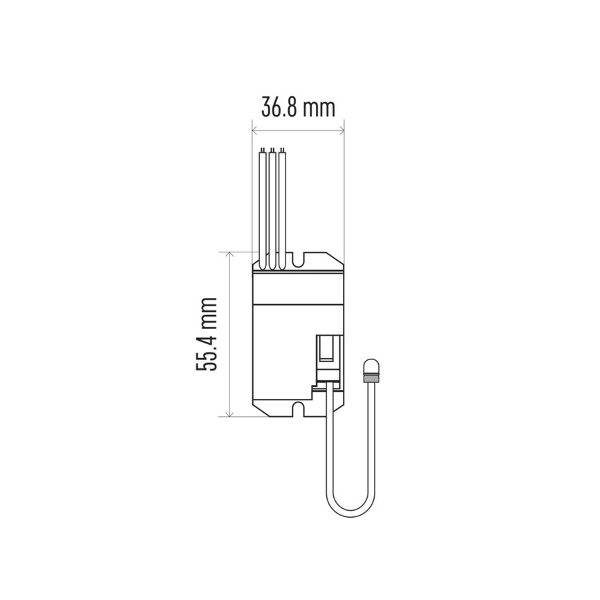 Sensor de movimiento infrarrojo PIR B 800W/230V