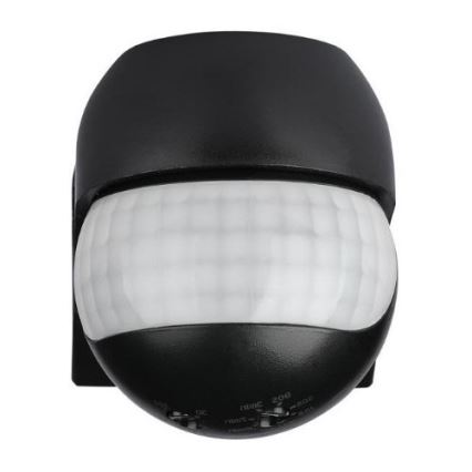 Sensor de movimiento para exteriores 230V IP44 negro