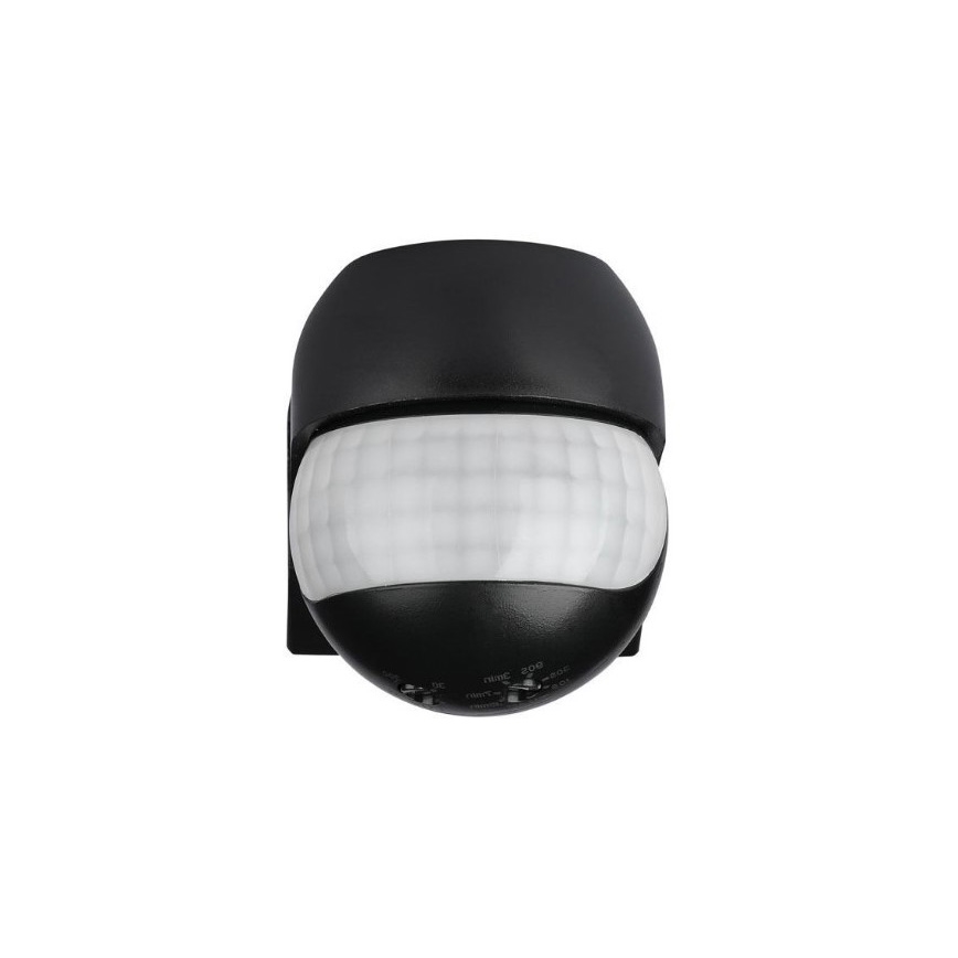 Sensor de movimiento para exteriores 230V IP44 negro