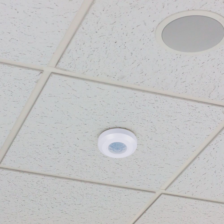 Sensor de movimiento por infrarrojos 360° 200W/230V blanco
