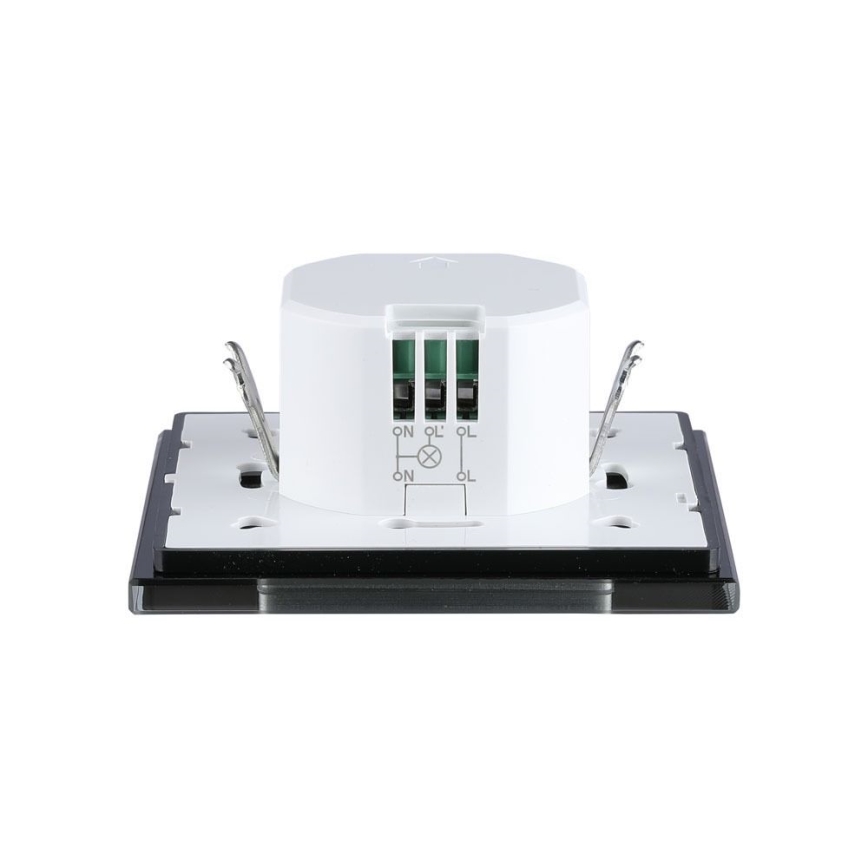Sensor de movimiento por microondas 180° 300W/230V negro