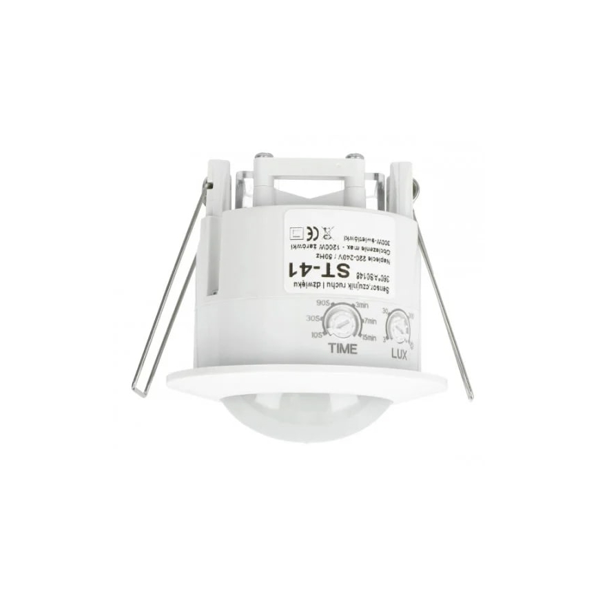 Sensor de movimiento y luz crepuscular ST41 360 ° blanco