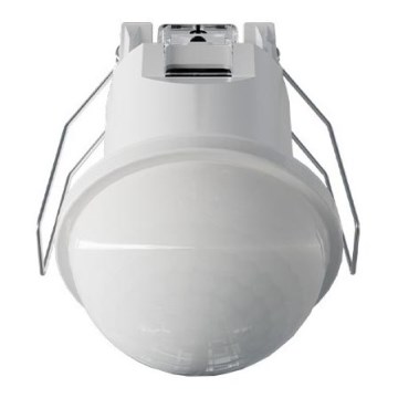 Sensor empotrable de movimiento y crepuscular para techo 360° 1200W/230V IP54 blanco