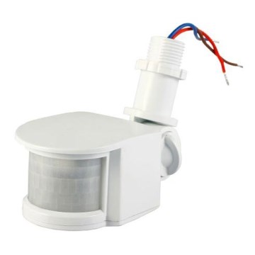 Sensor PIR de movimiento y crepúsculo T364 180° 230V/1200W para montaje empotrado