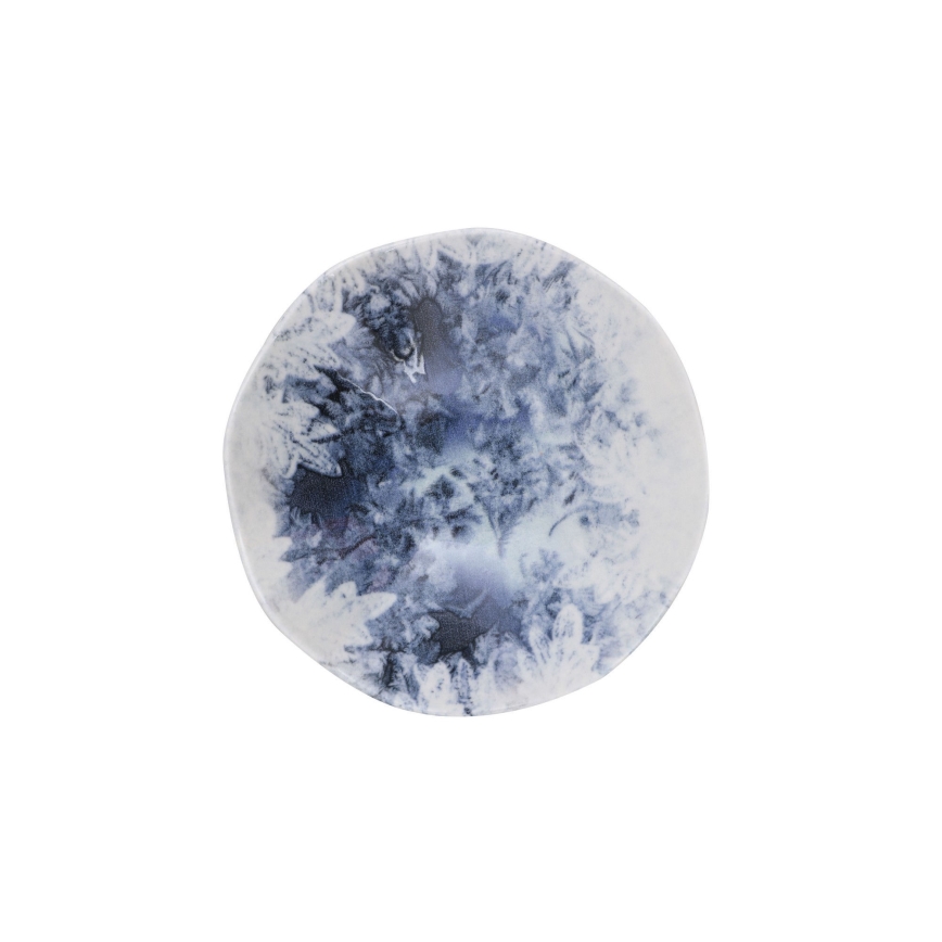 Servicio de vajilla de 24 piezas azul/porcelana